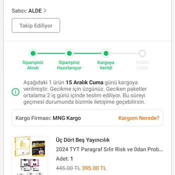 MNG Kargo Kargomu Teslim Etmiyor