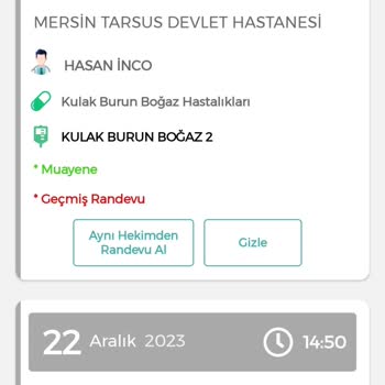 Tarsus Devlet Hastanesi Doktorların Mesai Saatinden Erken Çıkması