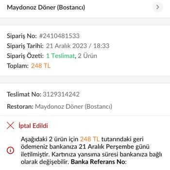 Trendyol Yemek Düzgün Çalışmıyor Ve Müşteri Memnuniyeti İkinci Planda
