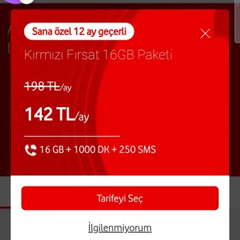 Vodafone Bilinçli Olarak Başvuru İptali