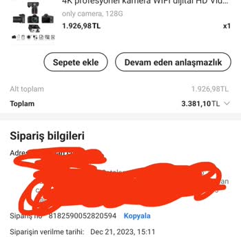Aliexpress E-Ticaret Sitesinden Kargo Teslimatı Sorunu