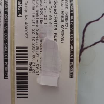 Etimesgut Ağız Ve Diş Sağlığı Merkezi Sağlık Merkezinde Yaşadığım Muayene Sorunları