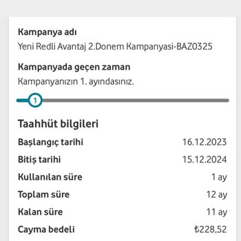 Vodafone Onay Vermediğim Tarife Yenileme