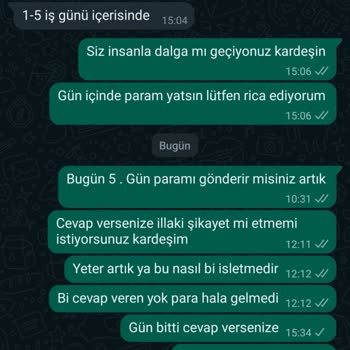 Nare Giyim Para İadesi İstiyorum
