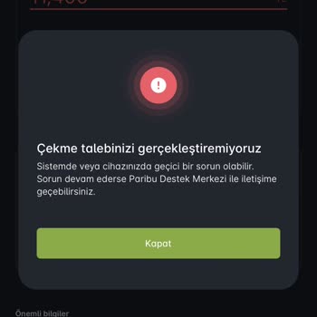 Paribu Hesabım Kilitlendi, Çekim İşlemi Ve Kripto İşlemleri Yapamıyorum
