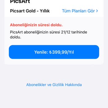 PicsArt Ücretsiz Abonelikten Para Çekti