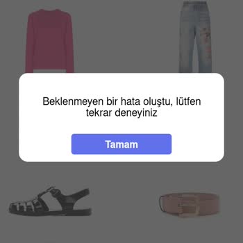 Poshmall Uygulaması Hata Veriyor