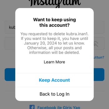 Instagram Hesabımı Açamıyorum
