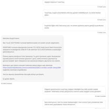 Hepsiburada Firmasının Sorumsuzluğu Ve İlgilenmemesi
