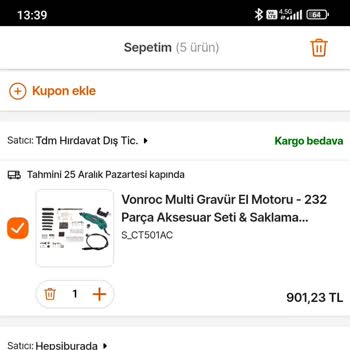 Hepsiburada Yüzde 30 Sepette Fiyat Arttı