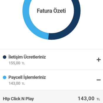 VizyonMobil Faturaya Ücret Yansıtma