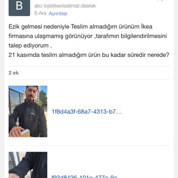 Borusan Lojistik Kargo Fiyaskosu, Ürünüm 1 Aydır IKEA Ya Ulaşmadı