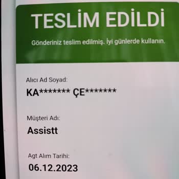 AGT Kurye Teslim Etmediği Ürünü Teslim Edilmiş Gösteriyor