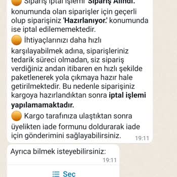 Ebebek Söylemesine Rağmen İptal İşlemi Gerçekleştirmiyor