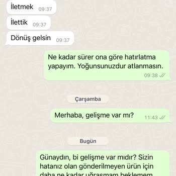 Kremlin.co Eksik Ürün Gönderimi