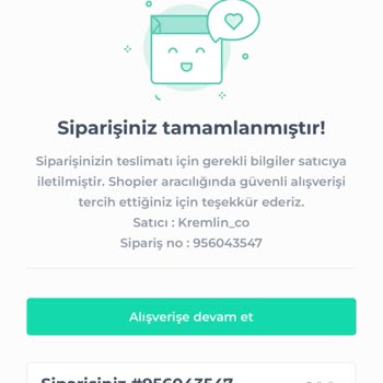 Kremlin.co Eksik Ürün Gönderimi