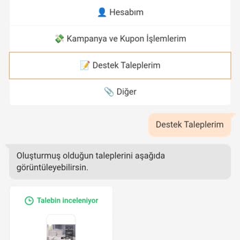 Trendyol'dan Gelmeyen Kargo