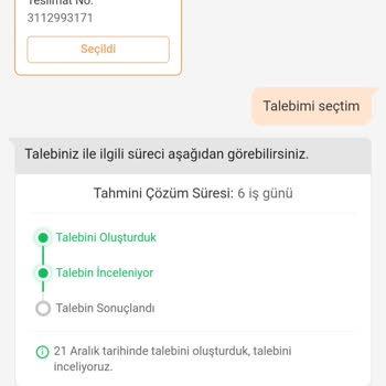 Trendyol'dan Gelmeyen Kargo