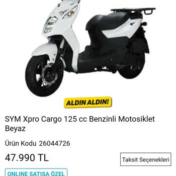 A101 Sym X Pro Cargo