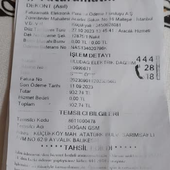 Uludağ Elektrik Dağıtım Otomatik Ödemede Fazladan Tahsilat Mağduriyeti