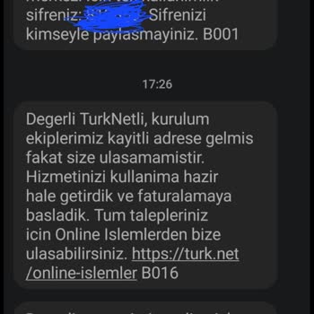 TurkNet Evde Olmama Rağmen Evde Yoktu
