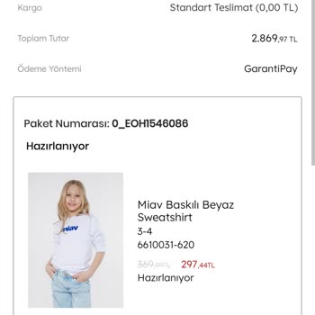 Mavi.com Dan Kargolanmayan Ürünler