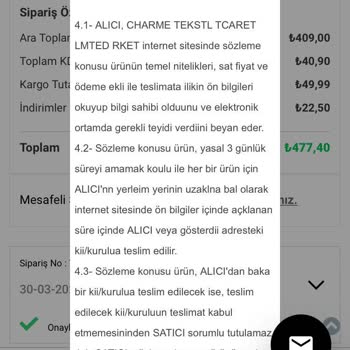 Charmé Butik Siparişim Neden Gönderilmiyor? Sürecin İncelenmesi Talebi