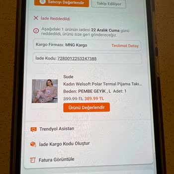 Trendyol İade Sorunu Ve Mağduriyetim