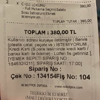 Yemek Sepeti Eksik Siparişi Getirmiyor