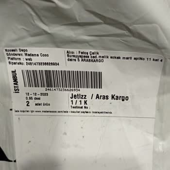 Eksik Ürün İlgisiz Madame Coco