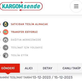Kargomsende Kargoyu Asla Getirmeme Sorunu
