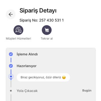 Hepsiburada Market Gelmeyen Gönderilmeyen İptal Edilmeyen Sipariş