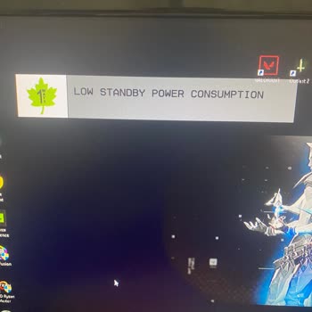 Vestel Sol Üstte Yazı Var