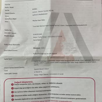 Delta Servis Zamanımı Ve Paramı Aldı