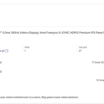 Nethouse Bilgisayar Hasarlı Monitör Ve İade Sorunu