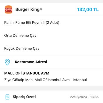 Burger King Beklenen Sipariş Hayal Kırıklığı Yarattı