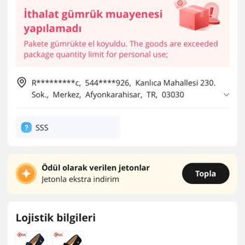 Aliexpress Gümrükte El Konulan Siparişler Ve İade Süreci