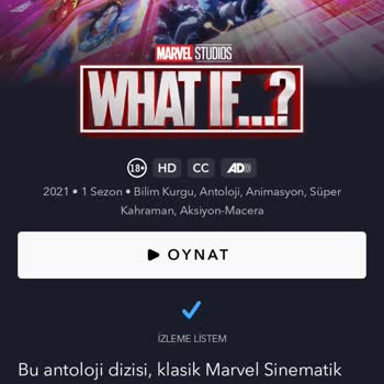 Disney Plus Türkiye What İf İkinci Sezon Nerede