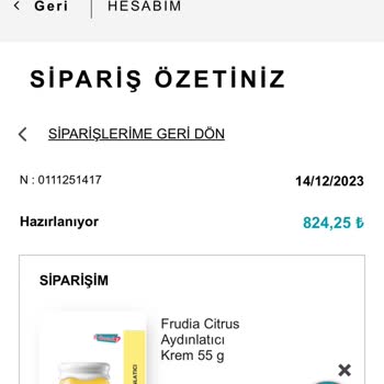 Watsons Online Da Kaybolan Param Ve Ürünlerim