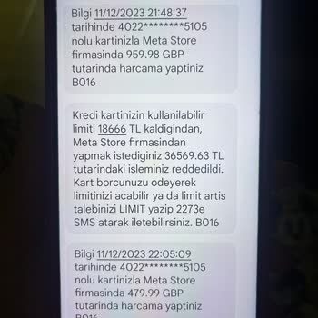 QNB Finansbank Harcama İtirazı Beklemede