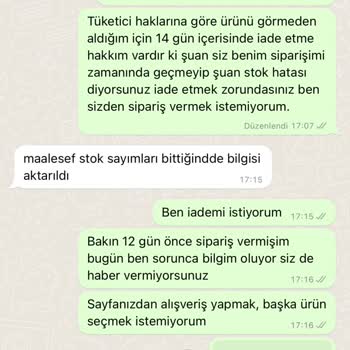 Sipariş Kaosu Ve İade Problemi - Bg Sportive