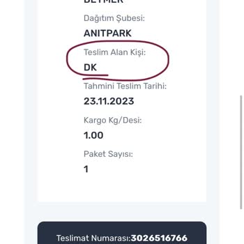 Aras Kargo Kayıp Kargo Ve Ücretin Tarafıma Ödenmemesi