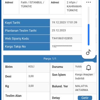 Sürat Kargo Kargo Süresi Çok Uzun
