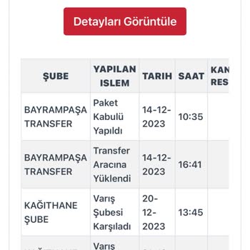 Kargoist Teslim Edilmeyen Kargo