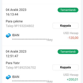 Olymp Trade Para Çekme İşlemi Yaptım Geçekleşmedi