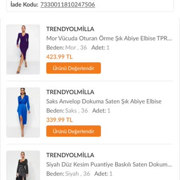 Trendyol İadenin Satıcıya Ulaşmaması