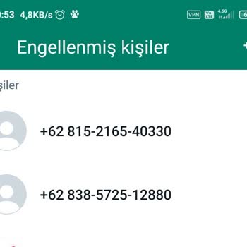 WhatsApp +62 Şüpheli Mesaj