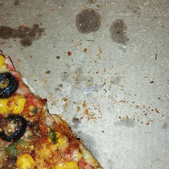 Domino's Pizzada Plastik Parçası
