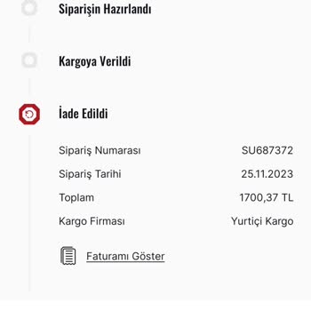 Sneaks Up Siparişi Bekletip, Göndermeyip İade Etti!