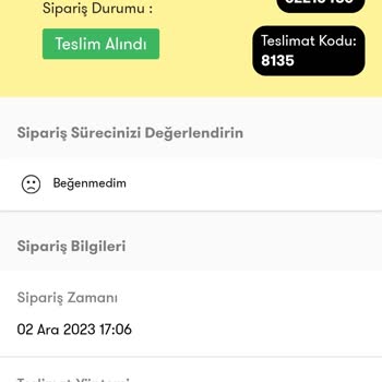 Şok Market Sipariş İptali Ve İade Sorunu